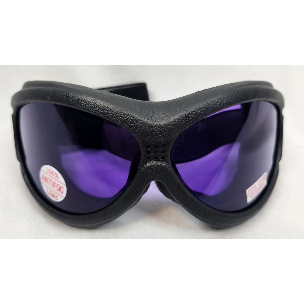 NEW | Motorcycle Googles | Purple and Black | Unisex